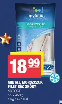 Spar Mintaj, morszczuk filet bez skóry MyFood oferta