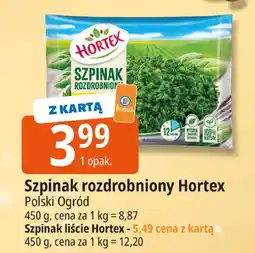 E.Leclerc Szpinak rozdrobniony Hortex Polski Ogród oferta