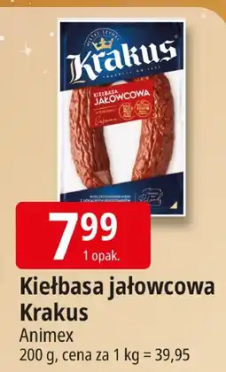 E.Leclerc Kiełbasa jałowcowa Krakus Animex oferta