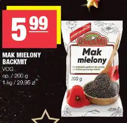 Spar Mak mielony Backmit VOG oferta