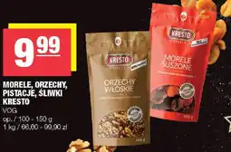 Spar Morele, orzechy, pistacje, śliwki Kresto VOG oferta
