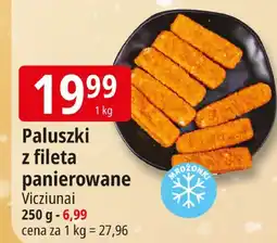 E.Leclerc Paluszki z fileta panierowane Viziunai oferta