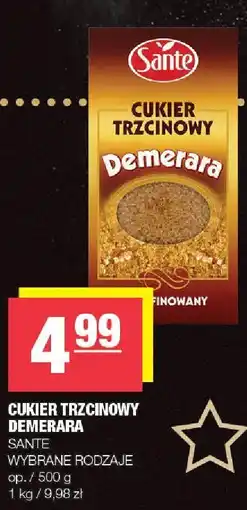Spar Cukier trzcinowy Demerara Sante oferta