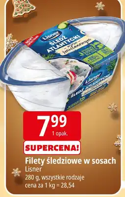 E.Leclerc Filety śledziowe w sosach Lisner oferta