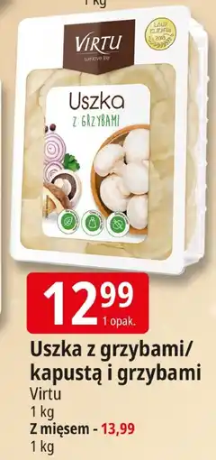 E.Leclerc Uszka z grzybami/kapustą i grzybami Virtu oferta