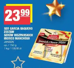 Spar Ser Garcia Baquero zestaw serów hiszpańskich Iberico Manchego Jansen oferta