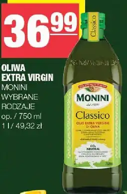 Spar Oliwa extra virgin Monini wybrane rodzaje oferta
