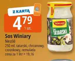 E.Leclerc Sos tatarski/chrzanowy/czosnkowy/remulada Winiary Nestlé oferta