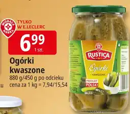 E.Leclerc Ogórki kwaszone Leclerc oferta