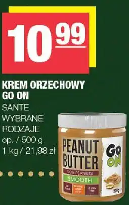 Spar Krem orzechowy Go On Sante wybrane rodzaje oferta