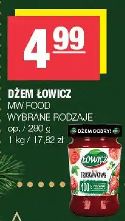 Spar Dżem łowicz MW Food wybrane rodzaje Łowicz oferta