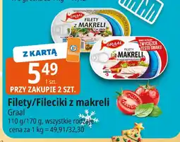 E.Leclerc Filety/fileciki z makreli Graal oferta