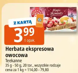 E.Leclerc Herbata ekspresowa owocowa Teekanne oferta
