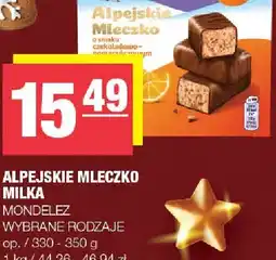 Spar Alpejskie mleczko Milka Mondelez oferta