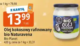 E.Leclerc Olej kokosowy rafinowany bio Naturavena Bio Planet oferta