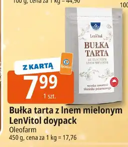 E.Leclerc Bułka tarta z lnem mielonym LenVitol doypack Oleofarm oferta