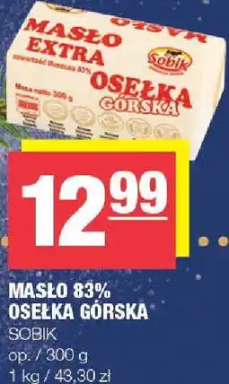 Spar Masło 83% Osełka Górska SOBIK oferta