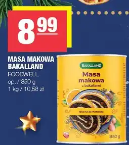 Spar Masa makowa Bakalland Foodwell oferta