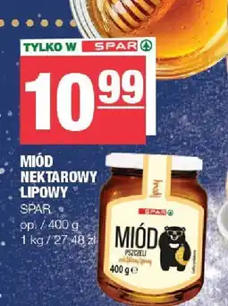 Spar Miód nektarowy lipowy SPAR oferta