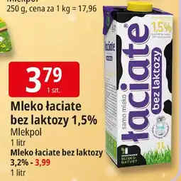 E.Leclerc Mleko łaciate bez laktozy 1,5% Mlekpol oferta