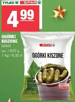 Spar Ogórki kiszone SPAR oferta