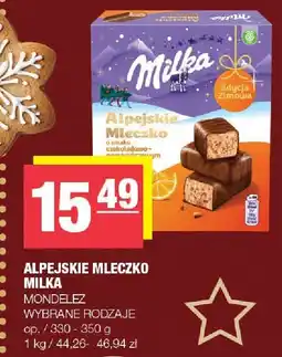 Spar Alpejskie mleczko Milka Mondelez wybrane rodzaje oferta