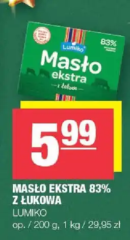 Spar Masło ekstra 83% z łukowia Lumiko oferta