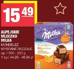Spar Alpejskie mleczko Milka Mondelez wybrane rodzaje oferta