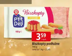 E.Leclerc Biszkopty podłużne P'tit Deli oferta