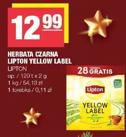 Spar Herbata czarna Lipton Yellow Label oferta