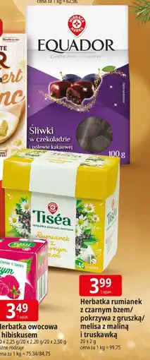 E.Leclerc Herbatka owocowa z hibiskusem różne rodzaje Tisea oferta