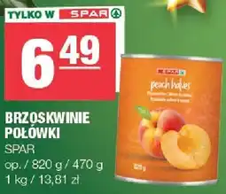 Spar Brzoskwinie połówki SPAR oferta