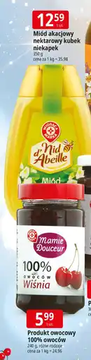 E.Leclerc Produkt owocowy 100% owoców różne rodzaje Mamie Douceur oferta