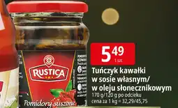E.Leclerc Tuńczyk kawałki w sosie własnym/w oleju słonecznikowym Rustica oferta