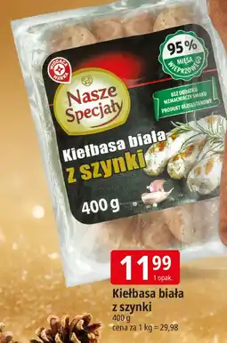 E.Leclerc Kiełbasa biała z szynki Nasze Specjały oferta