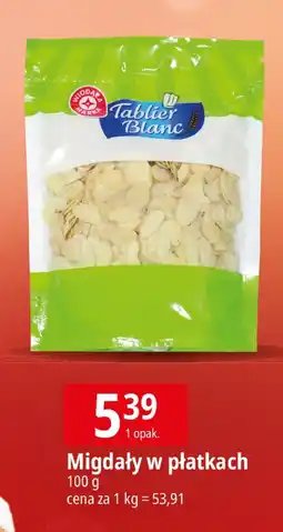 E.Leclerc Migdały w płatkach Tablier Blanc oferta