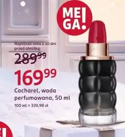 Rossmann Woda perfumowana Cacharel oferta