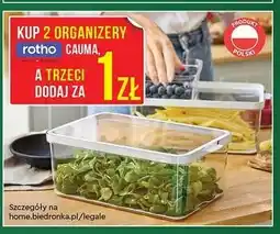 Biedronka Pojemniki Rotho Cauma oferta