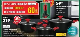 Zestaw 3 garnków aluminiowych z pokrywkami