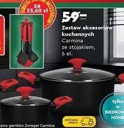 Biedronka Kup zestaw akcesoriów kuchennych Carmina oferta