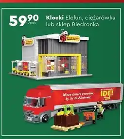 Biedronka Klocki Elfun, ciężarówka lub sklep Biedronka oferta