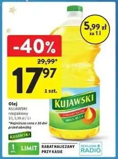 Intermarche Olej Kujawski rzepakowy, 2L oferta