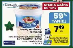 Carrefour Twaróg sernikowy President oferta