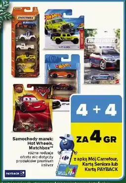 Carrefour Samochody marek: Hot Wheels, Matchbox oferta