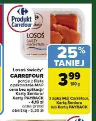 Carrefour Łosoś świeży oferta