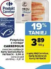 Carrefour Polędwica z mintaja oferta