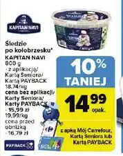 Carrefour Śledzie po kołobrzesku Kapitan Navi oferta