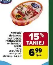 Carrefour Krewetki śledziowe kartuskie, francuskie, myśliwego oferta
