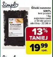 Carrefour Śliwki suszone oferta