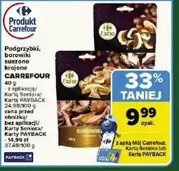 Carrefour podgrzybki, borowiki suszone (krojone), 40 g oferta